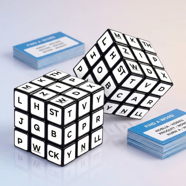 A tabletop game that teaches spelling
