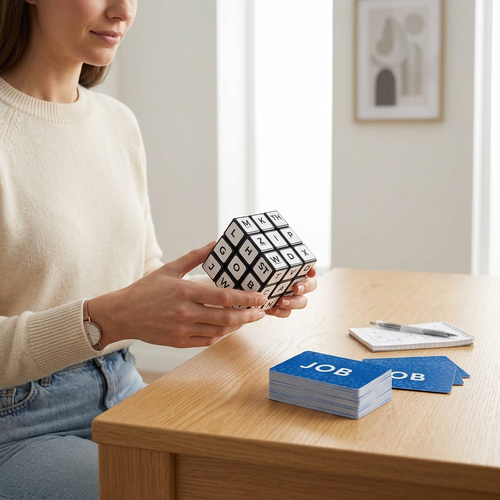 Word Race Cube Game